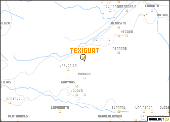 map of Texíguat