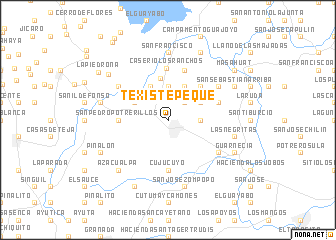 map of Texistepeque