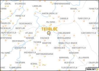 map of Texoloc