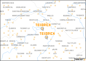 map of Texopich