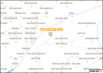 map of Texugueira