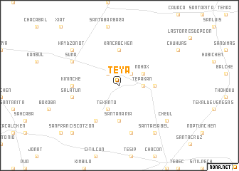 map of Teya