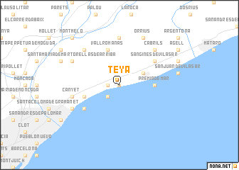 map of Teyá