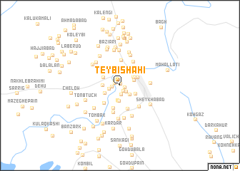 map of Ţeybī Shāhī