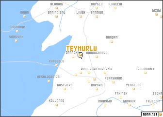 map of Teymūrlū