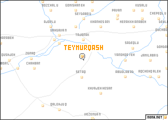 map of Teymūr Qāsh