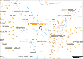 map of Teymūr Sūrī-ye ‘Olyā