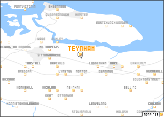 map of Teynham