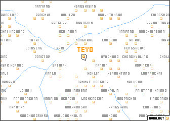 map of Te-yo