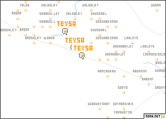 map of Teysa