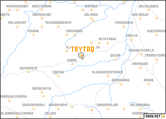 map of Ţeyţāq