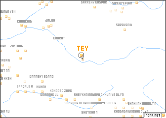 map of Ţey