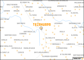 map of Tezahuapa