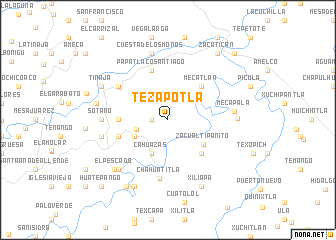 map of Tezapotla