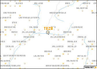 map of Teza