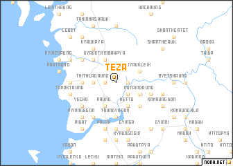 map of Teza