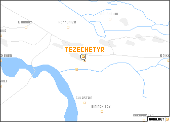 map of Teze-Chetyr