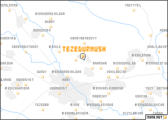 map of Tezedurmush