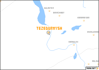 map of Tezedurmysh