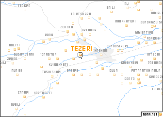 map of Tezeri