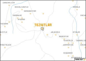 map of Teziutlán