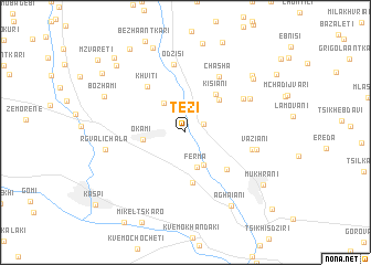 map of Tezi