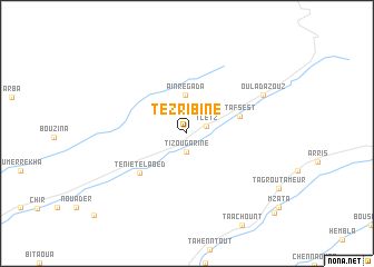 map of Tezribine