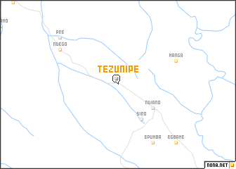 map of Tezunipe