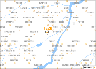 map of Tezu