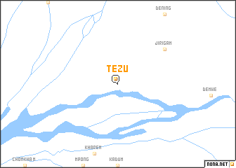 map of Tezu