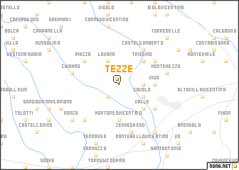 map of Tezze