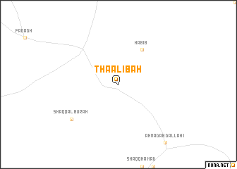 map of Tha‘ālibah