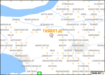 map of ʼt Haantje