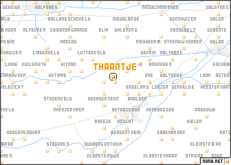 map of ʼt Haantje