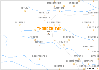 map of Thaba Chitja