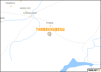 map of Thabakhubedu