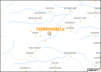 map of Thabakhubelu