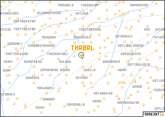 map of Thabal