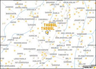 map of Thābal