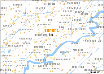 map of Thābal