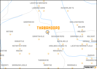 map of Thabamoopo