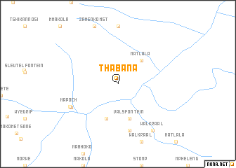 map of Thabana