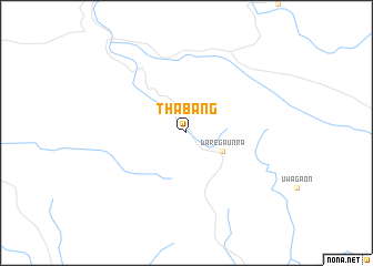 map of Thabāng