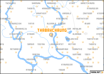 map of Thabawchaung