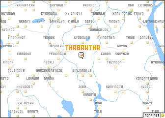 map of Thabawtha