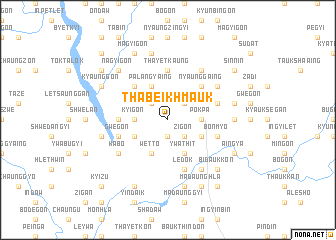 map of Thabeikhmauk