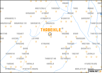 map of Thabeikle