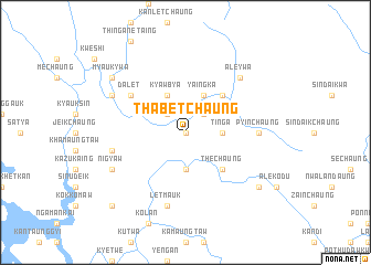 map of Thabetchaung