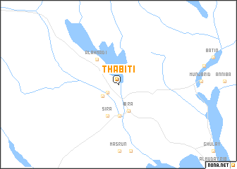 map of Thābitī