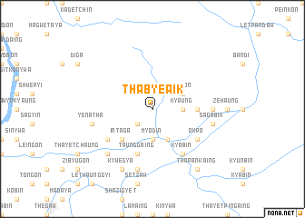 map of Thabye-aik
